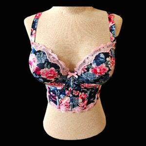 Victoria's Secret, Bra / Corset, Floral, 36 DD